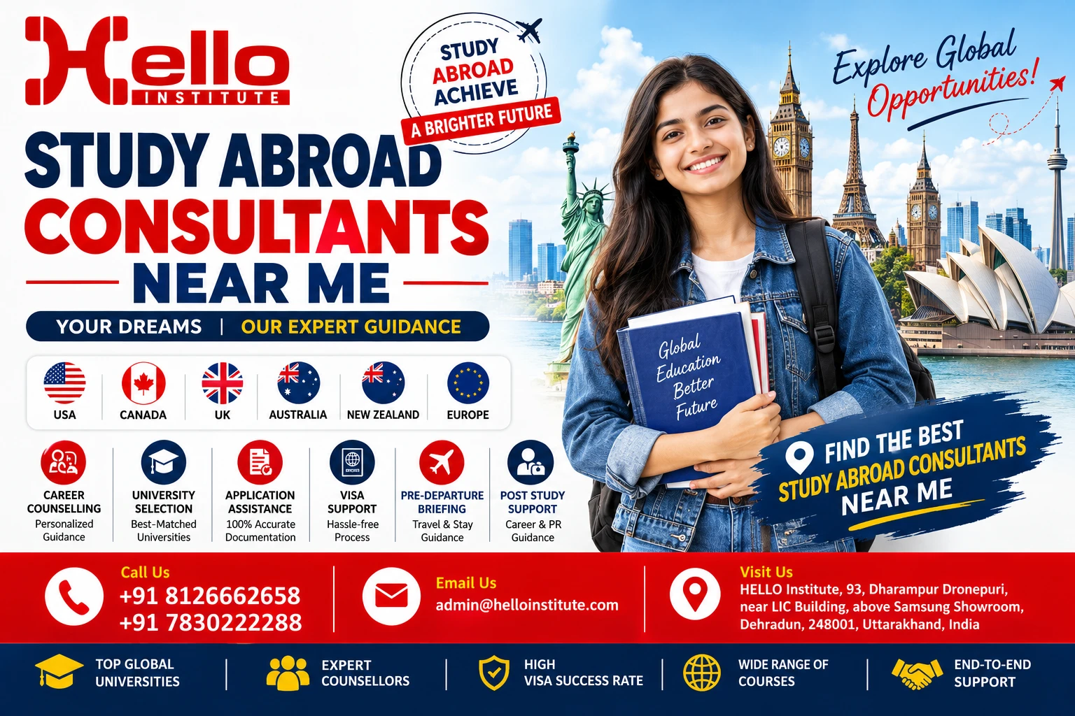 Study Abroad Consultants Near Me: A Complete Guide for Students in Dehradun