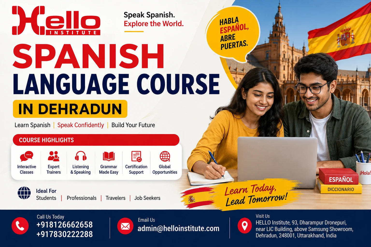 Why a Spanish Language Course in Dehradun Could Be Your Smartest Career Move